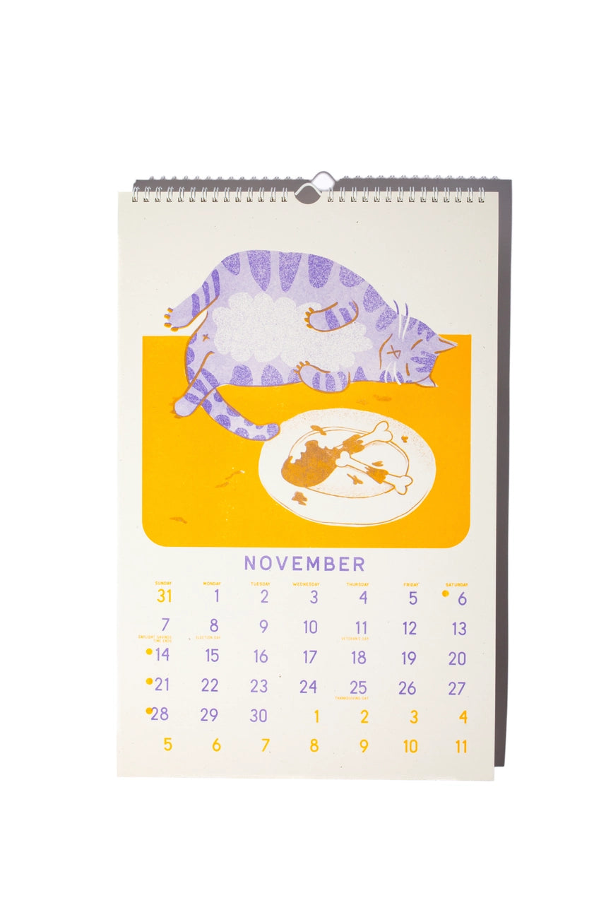 Just Makin' It Through Kitty Wall Calendar - 2027