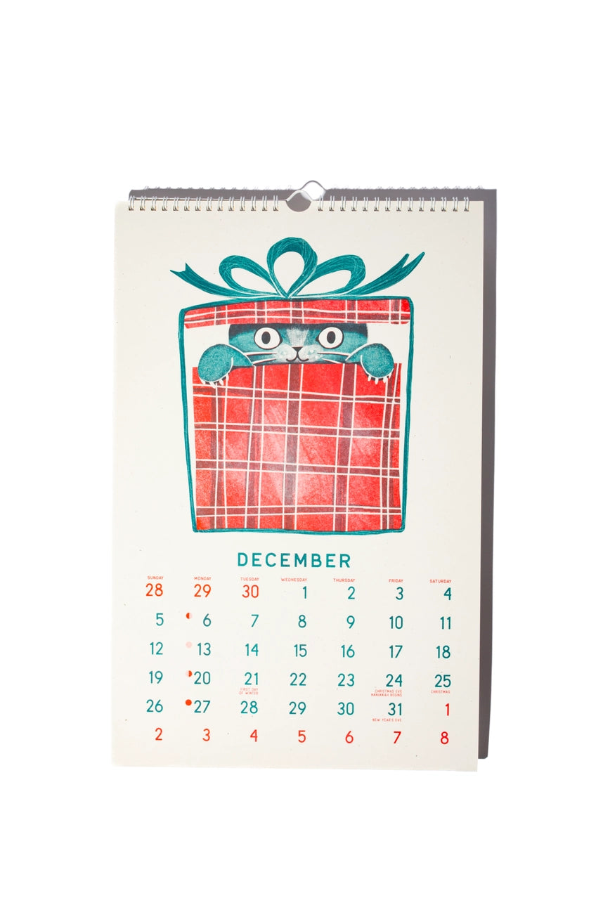 Just Makin' It Through Kitty Wall Calendar - 2027