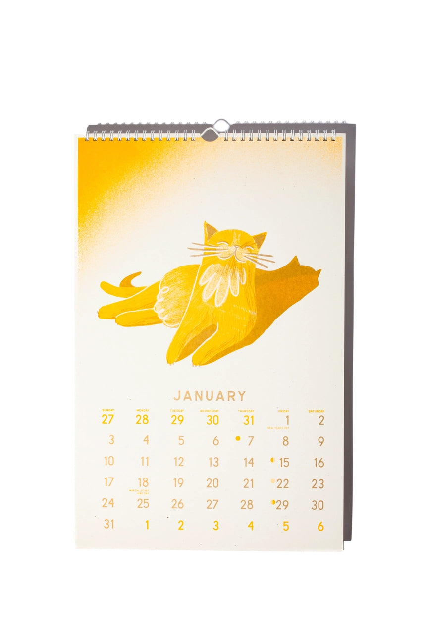 Just Makin' It Through Kitty Wall Calendar - 2027