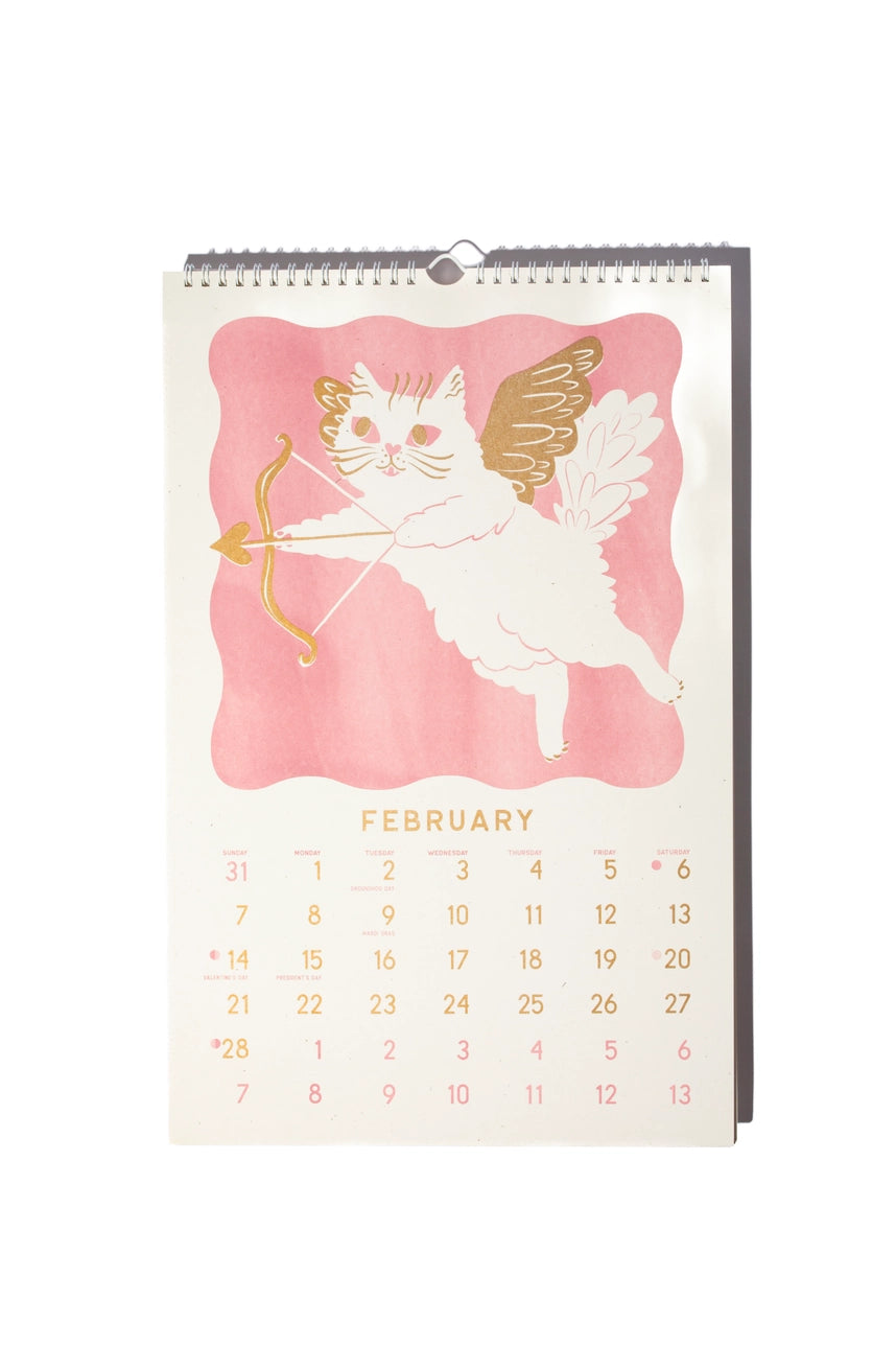 Just Makin' It Through Kitty Wall Calendar - 2027