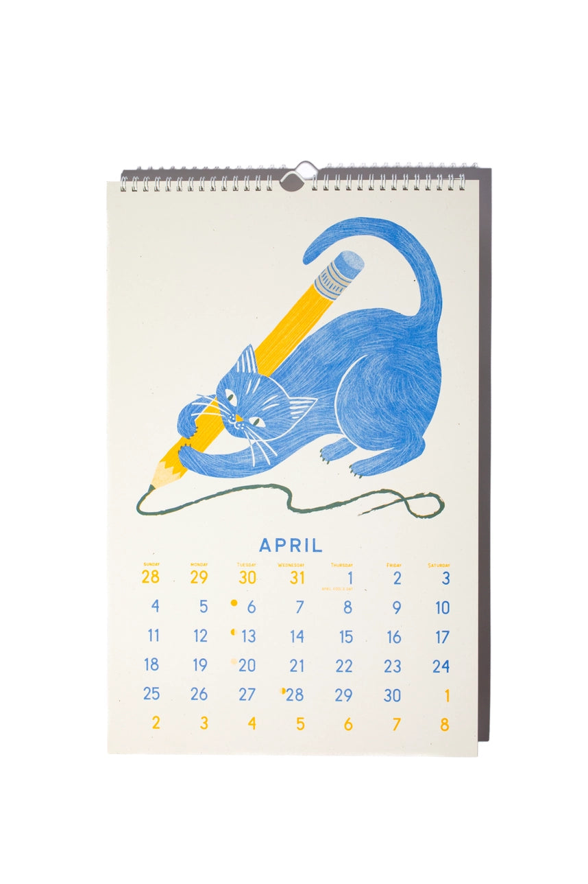 Just Makin' It Through Kitty Wall Calendar - 2027