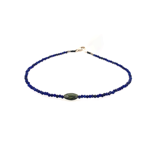 Lapis + Tourmaline Bracelet