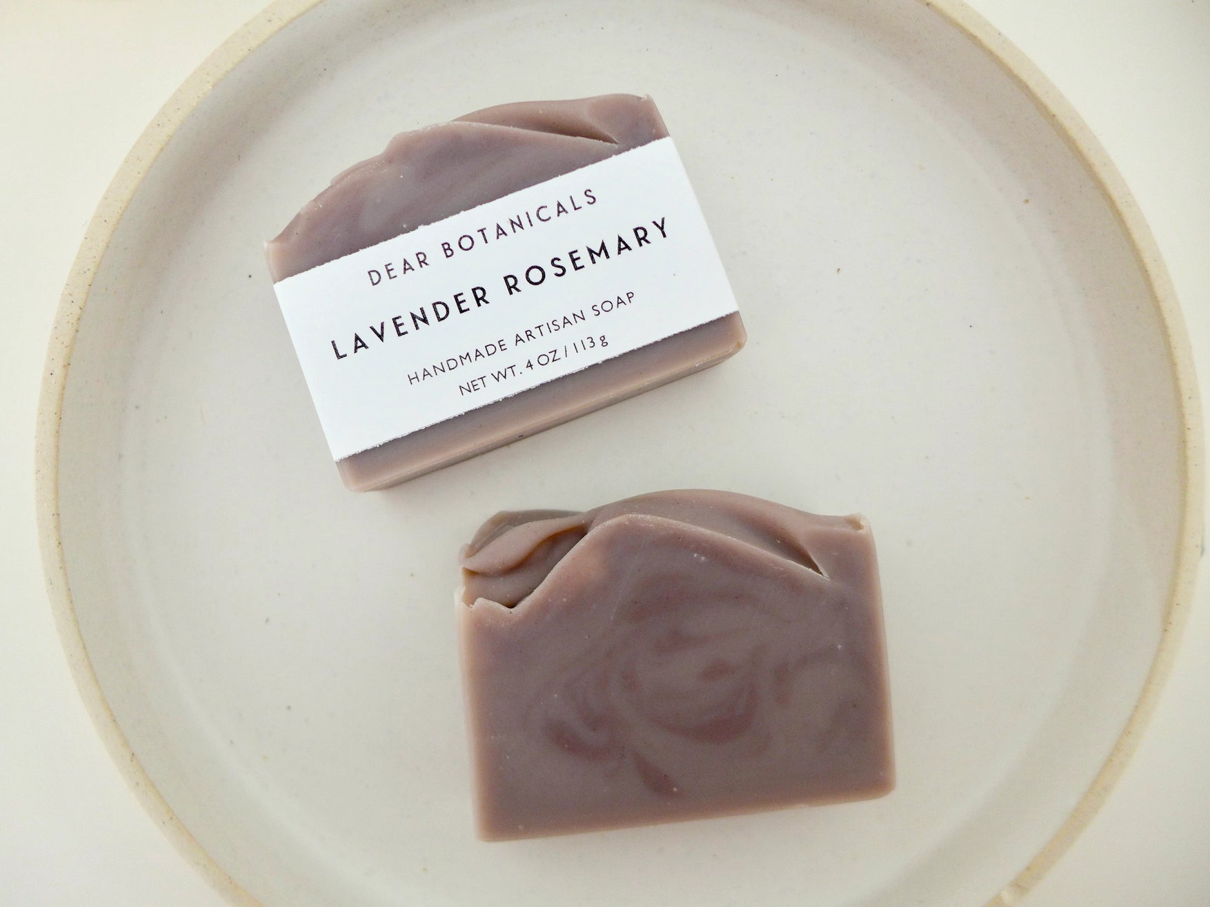Handmade Artisan Soap - Lavender Rosemary