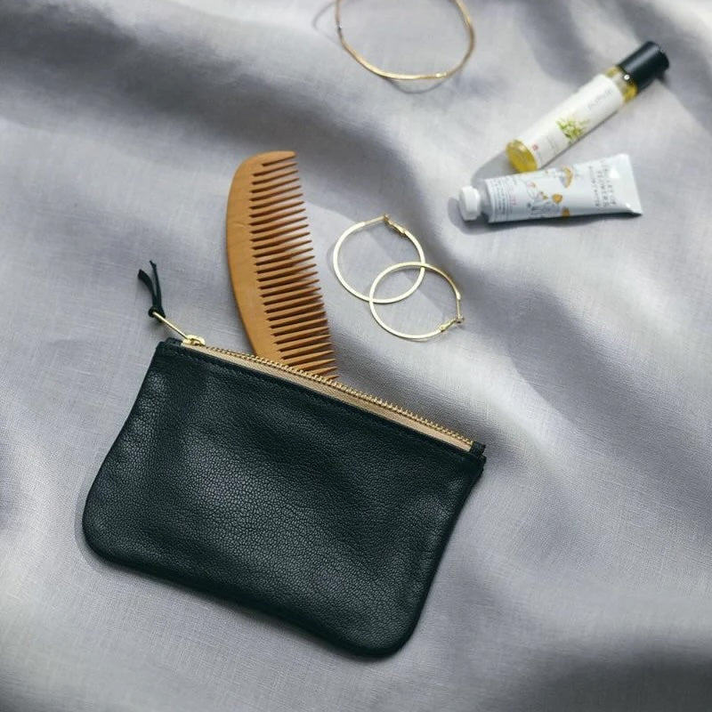 Joseph Pouch - Black Leather