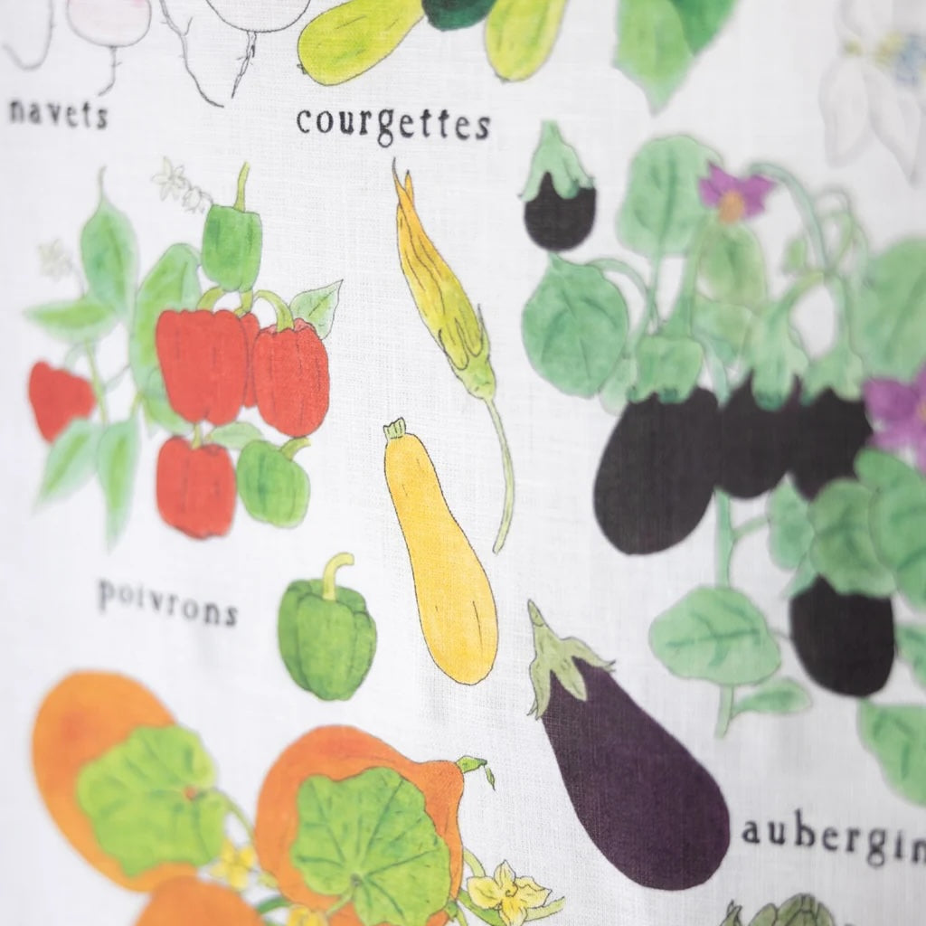 2026 Fabric Calendar - Les Legumes (Veggies)