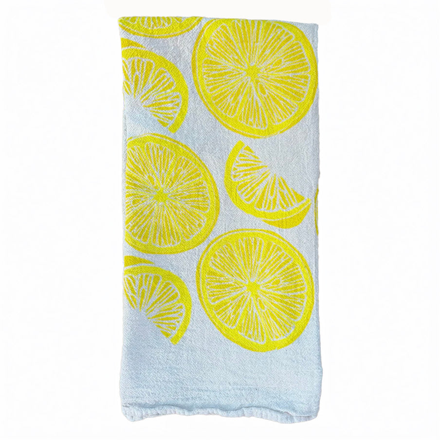 Lemons Tea Towel