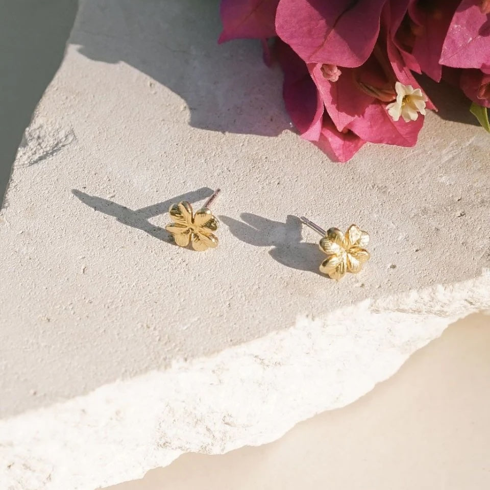 Lucky Clover Studs