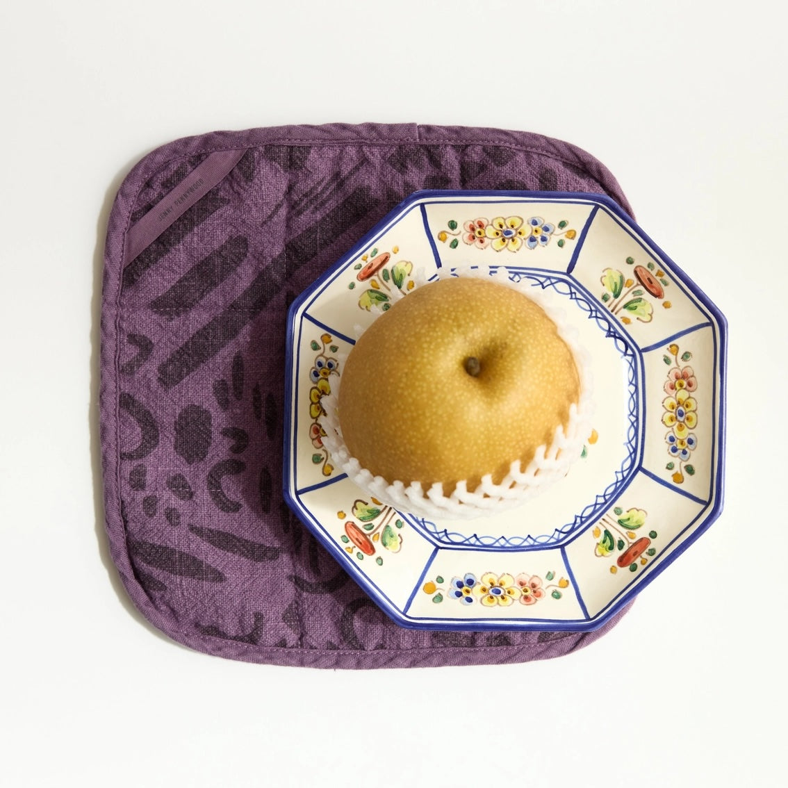Potholder - Charcoal & Mauve