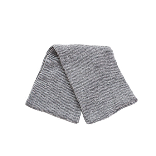 Merino Wool Snood Scarf  (Light Gray)