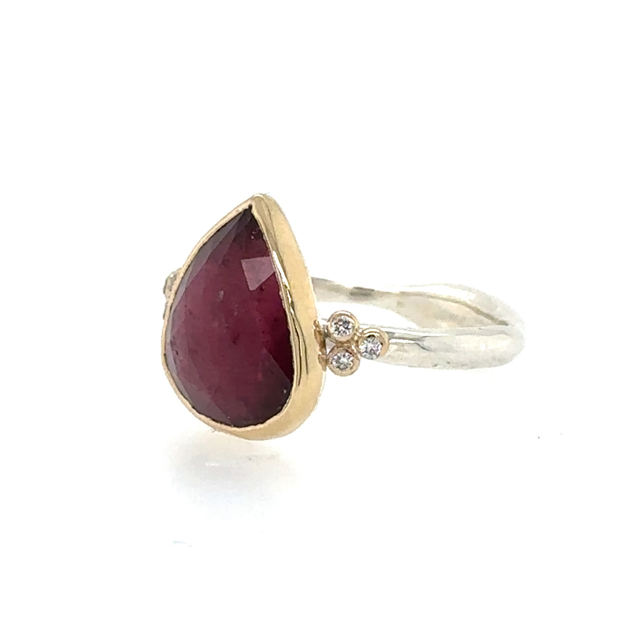 Melody Pink Tourmaline Pear Ring