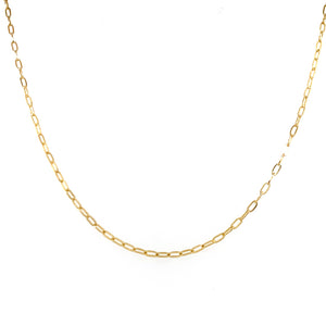 14k Micro Link Necklace