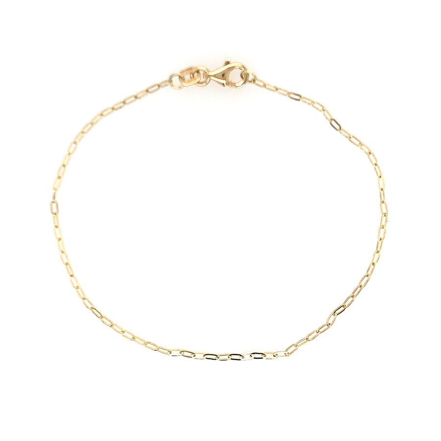 14k Micro Link Bracelet