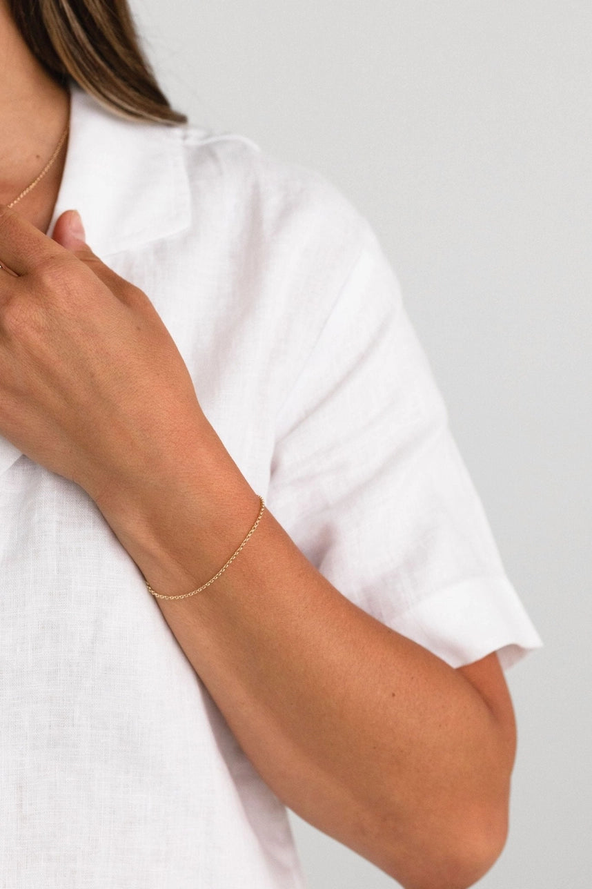 Minimal Chain Bracelet