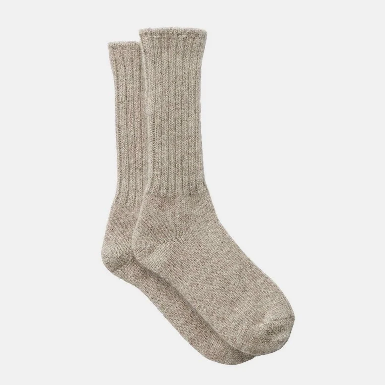 Mohair Socks - Mocha