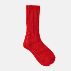 Mohair Socks - Red