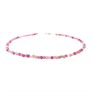 Pink Multi-Colored Stone Bracelet