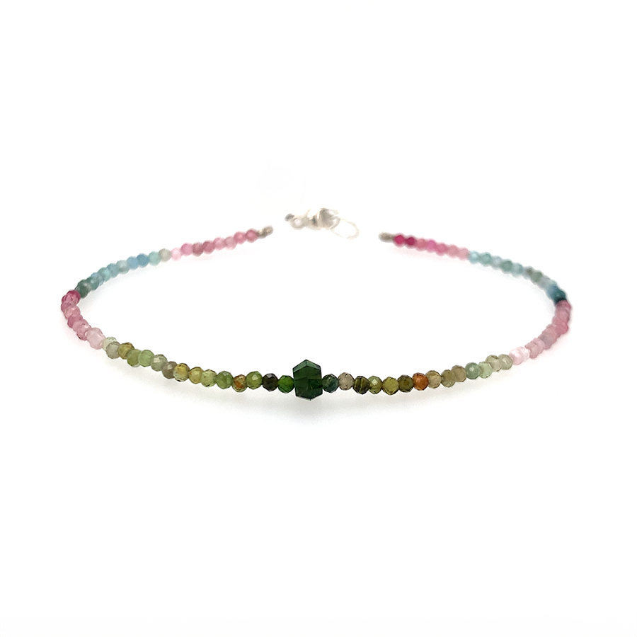 Multi-Tone Tourmaline Bracelet