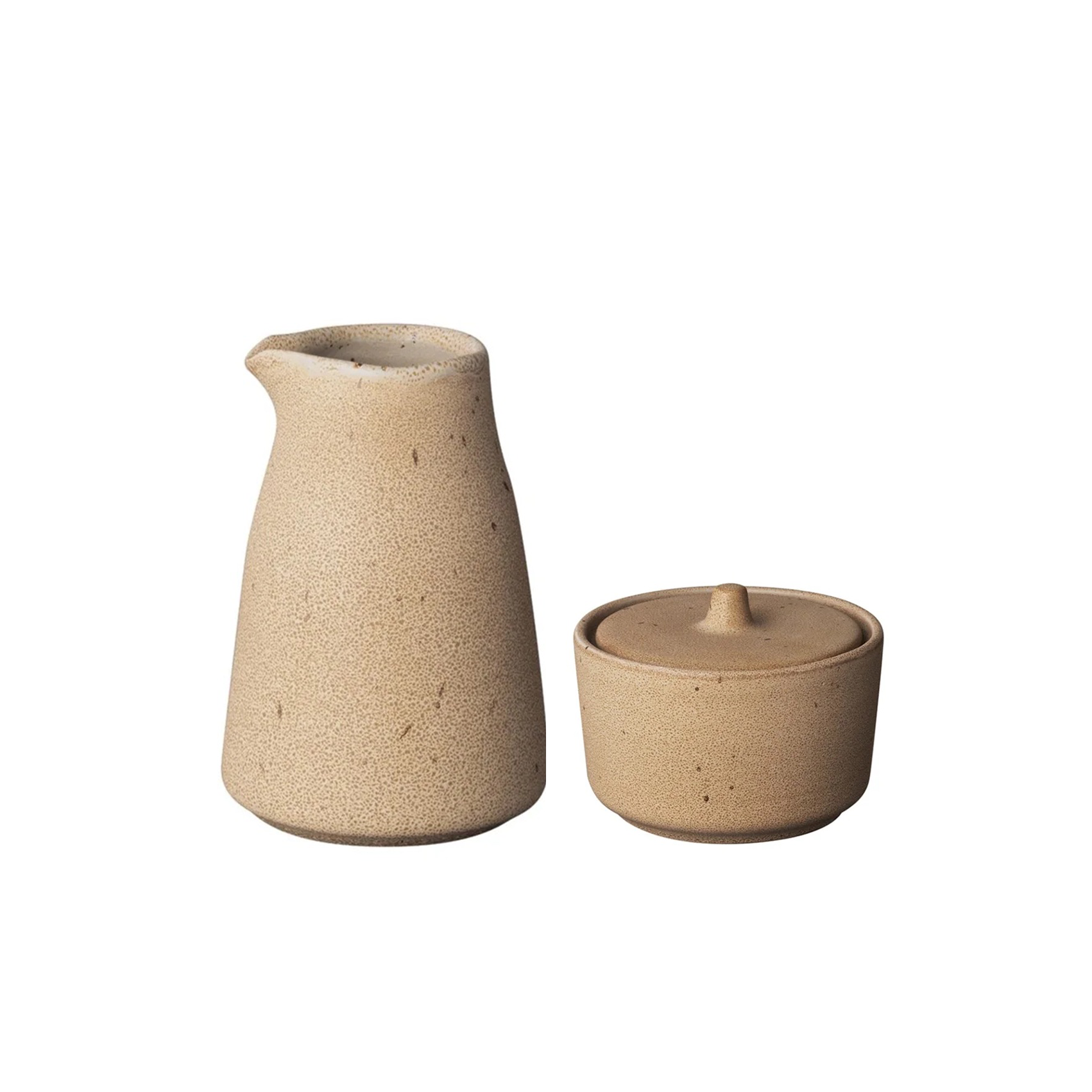 Mushroom Cream and Sugar Set