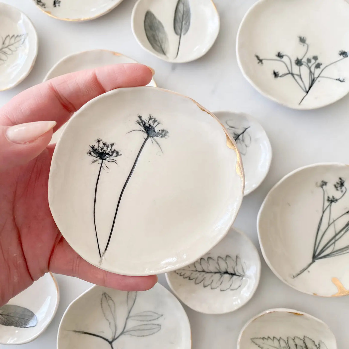 Nature Print Ring Dish
