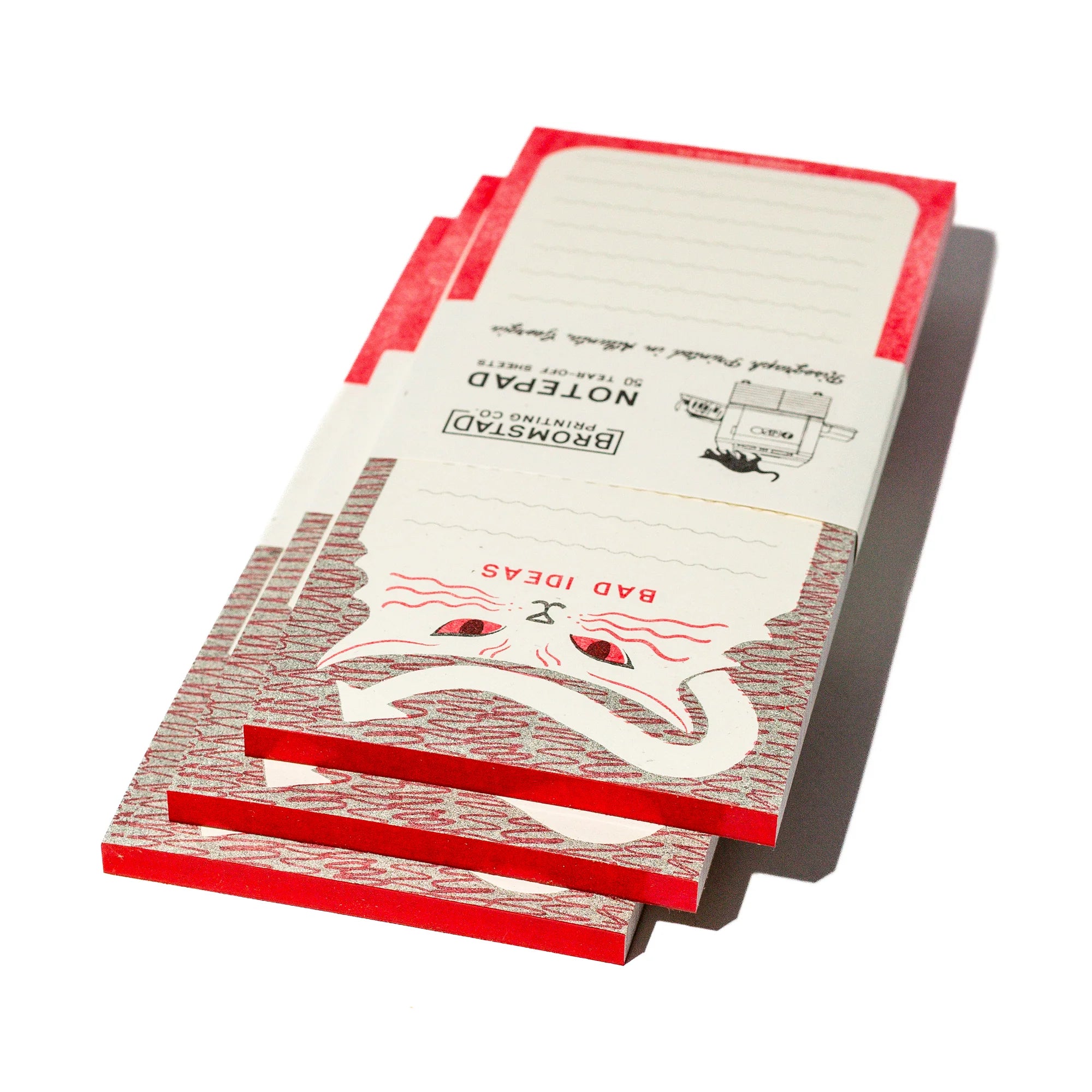 Bad Ideas Kitty Notepad