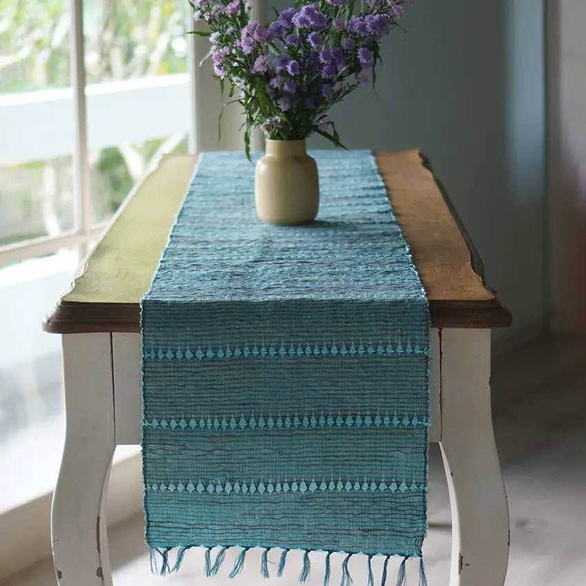 Vetiver Runner - Ocean Aqua