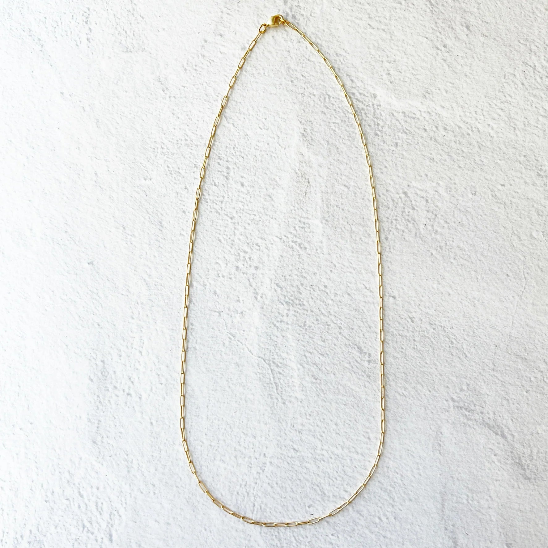 Satin Paperclip Demi Necklace