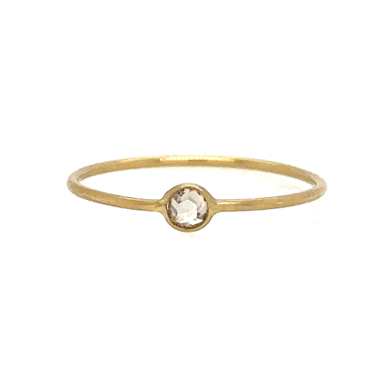 Tiny Passerine Rose Cut Diamond Ring