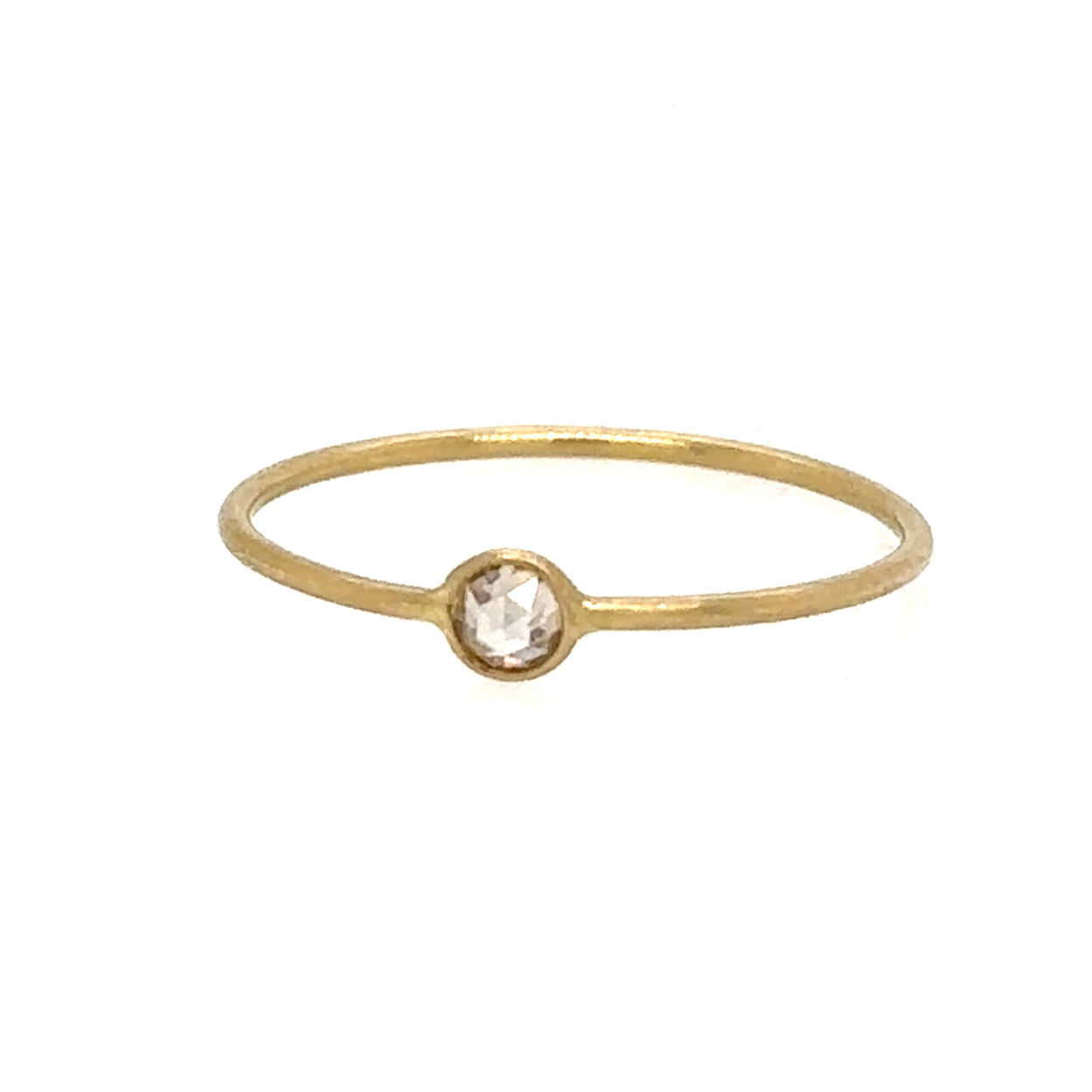Tiny Passerine Rose Cut Diamond Ring