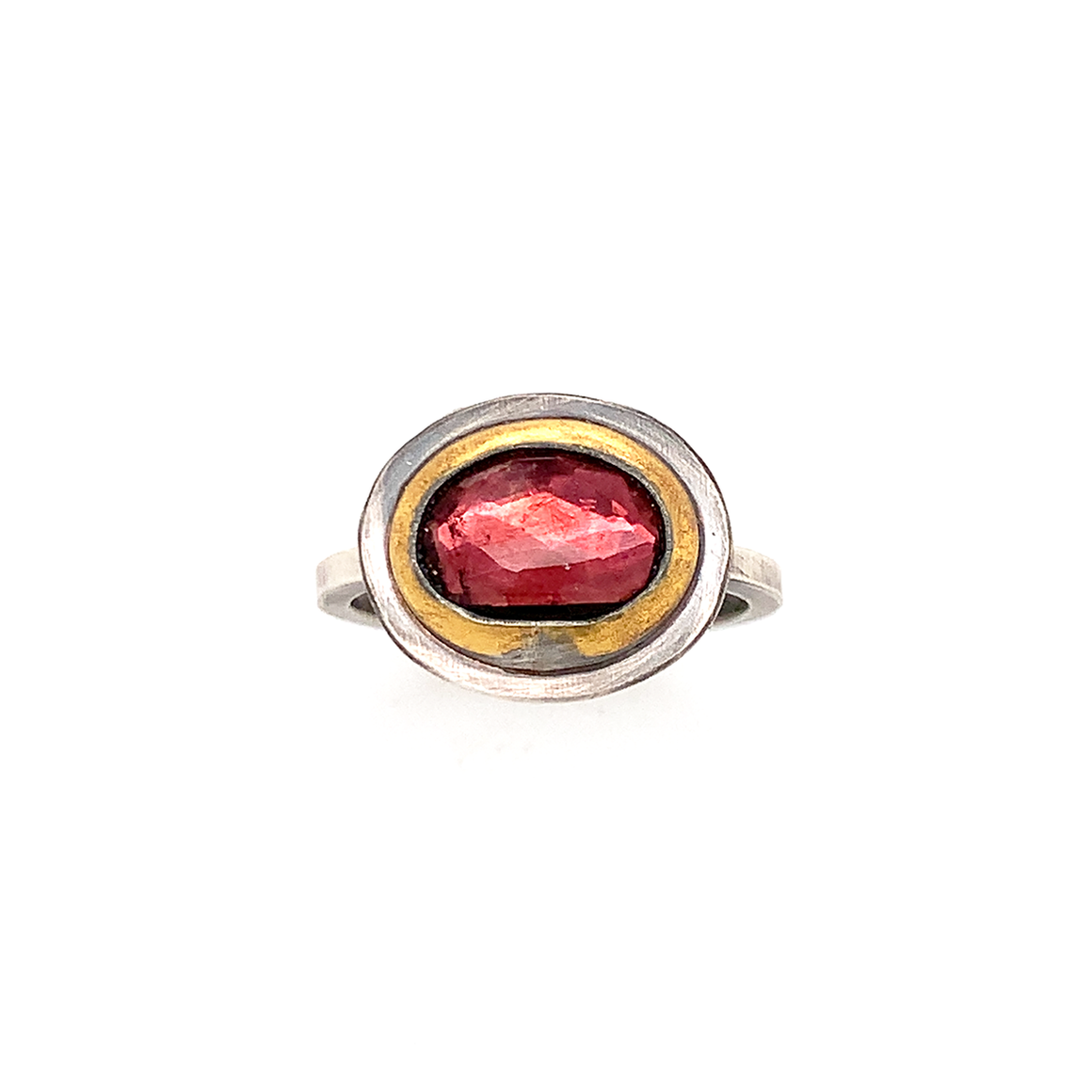 Small Pink Tourmaline Ring