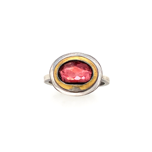 Small Pink Tourmaline Ring