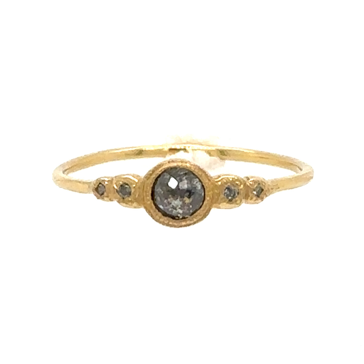 Planetary Grey Diamond Ring