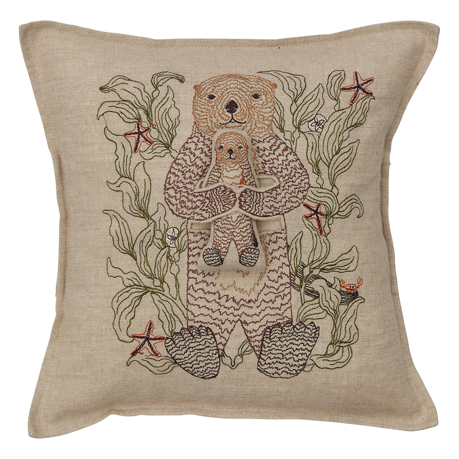 Otter Mama Pocket Pillow