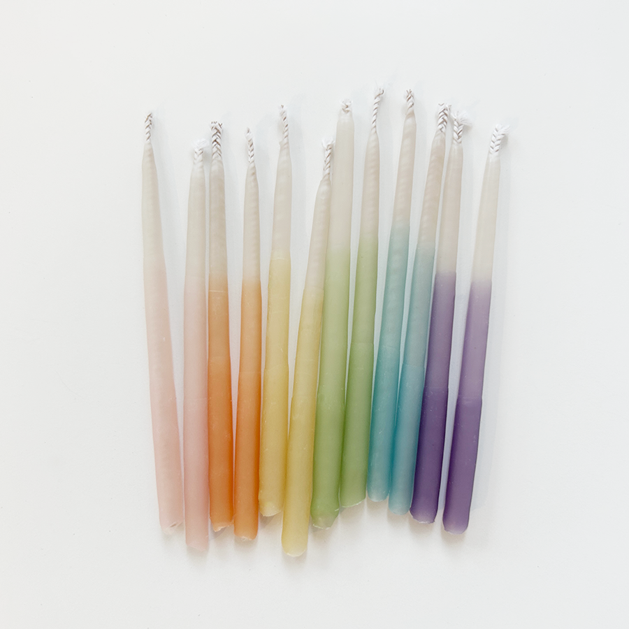 Beeswax Birthday Candles