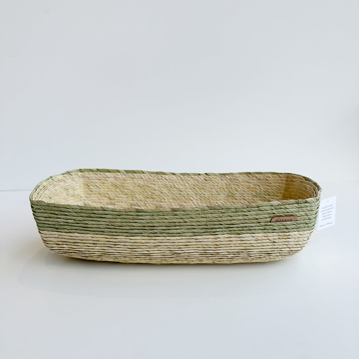 Rectangle Palm Basket (Agave Stripe)