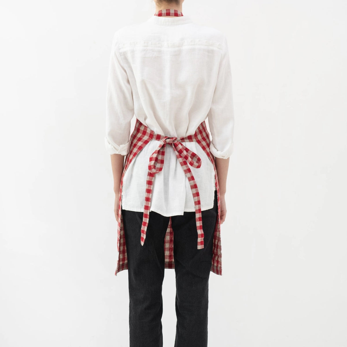 Linen Tales Daily Apron - Red Gingham