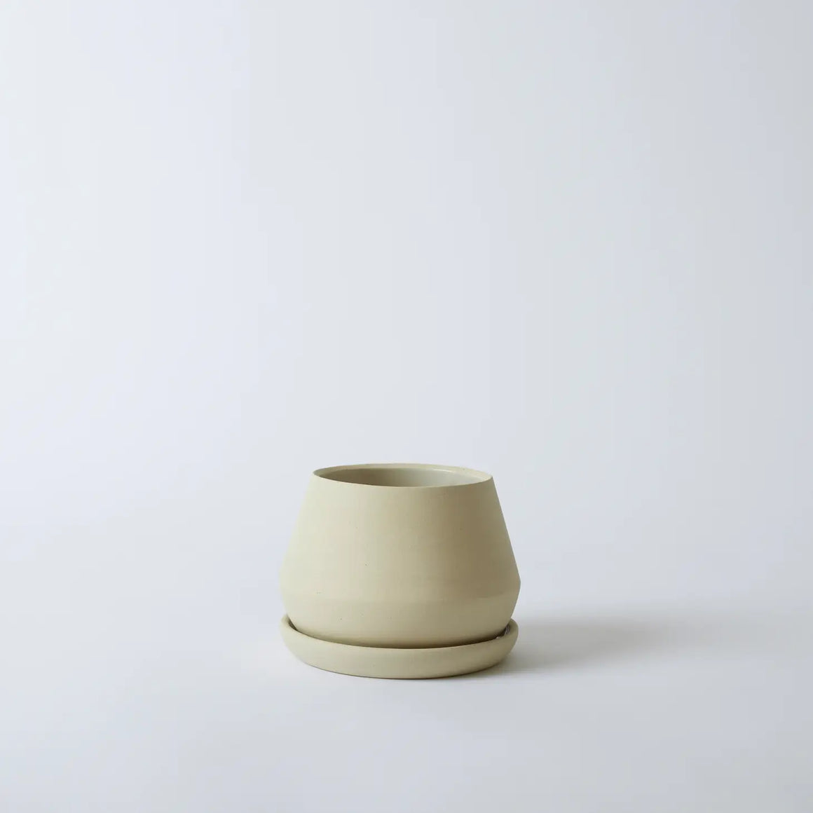5" Modern Tapered Planter - Sand