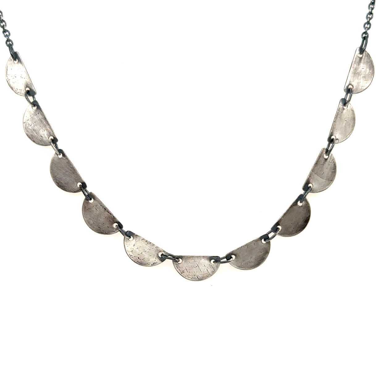 Reversible Scalloped Snippet Necklace