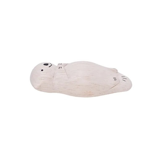 Tiny Wooden Baby Sea Otter