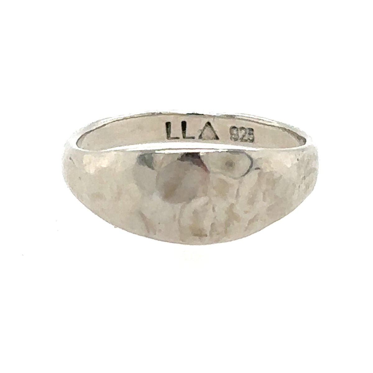 Sterling Silver Satin Cigar Ring