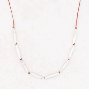 Silver Rice Necklace