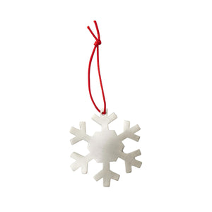 Silver Snowflake Ornament