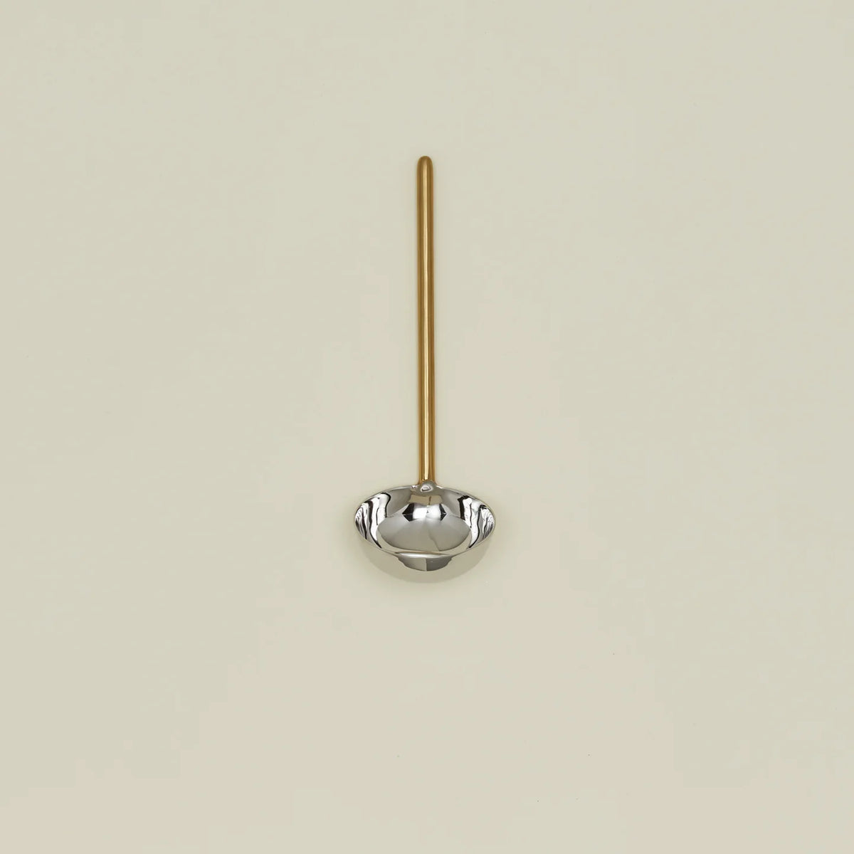 Simple Metal Ladle - Brass Handle