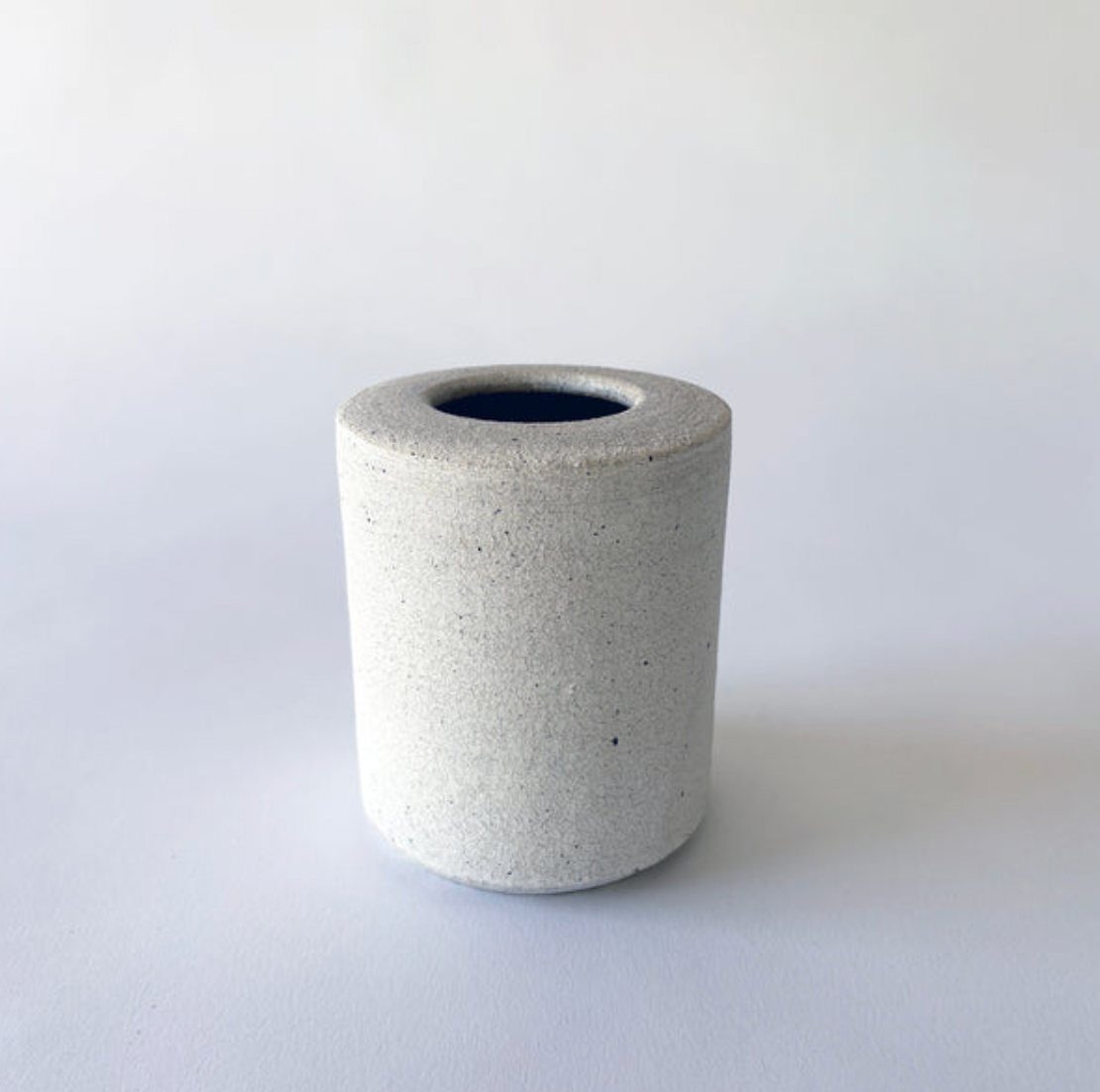 Small Vase: White Star