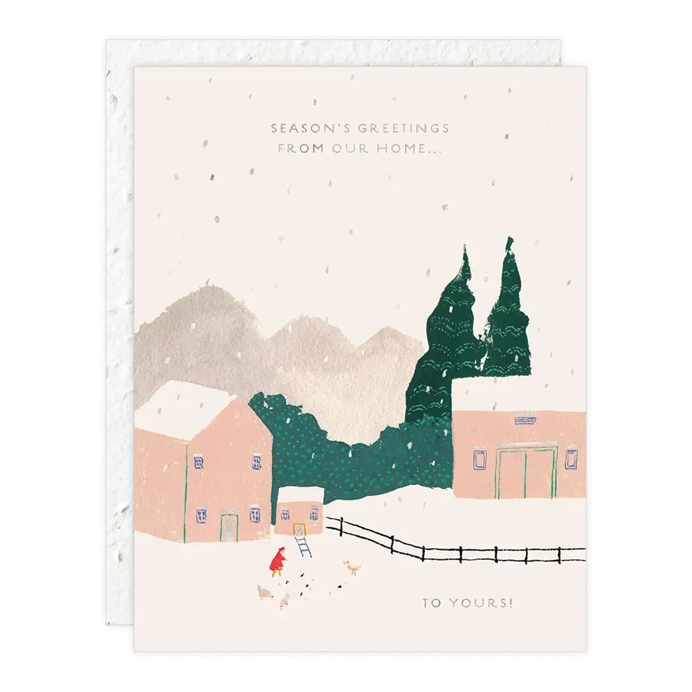 Snow Chickens Card