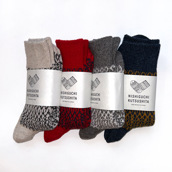 Wool Jacquard Socks - KESTREL