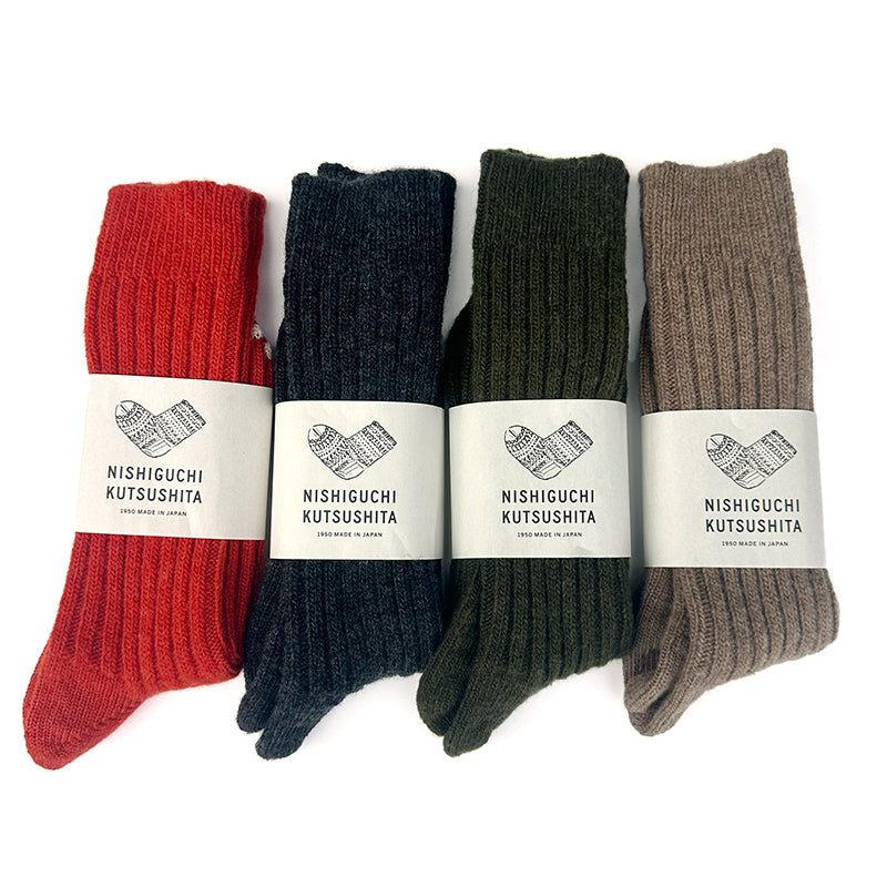 Wool Ribbed Socks
