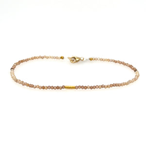 Zircon + 18k Twist Bracelet