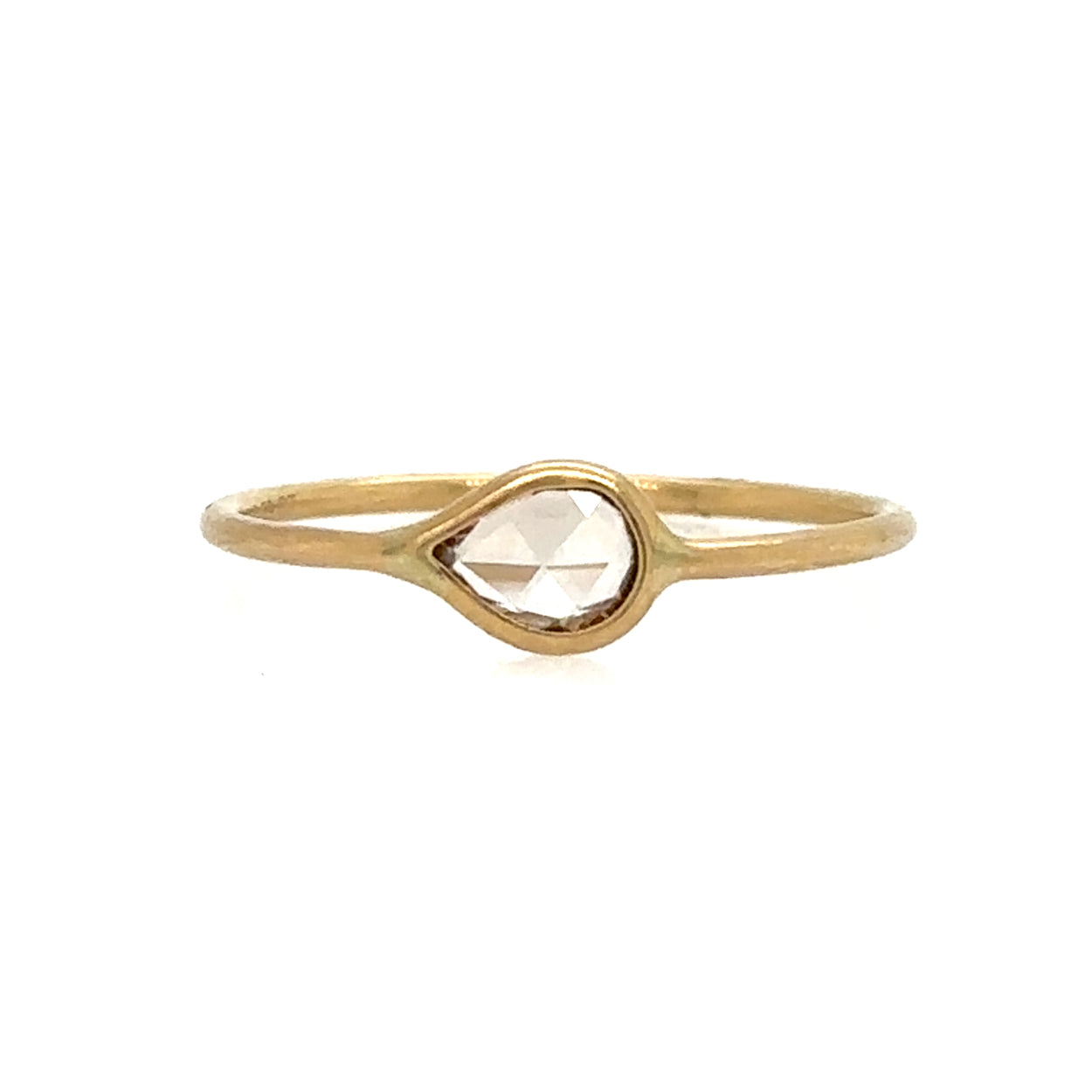 Starling Teardrop Rose Cut Diamond Ring