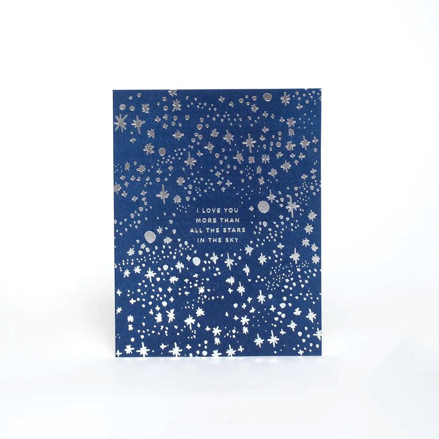 I Love You More Than The Stars Greeting Card
