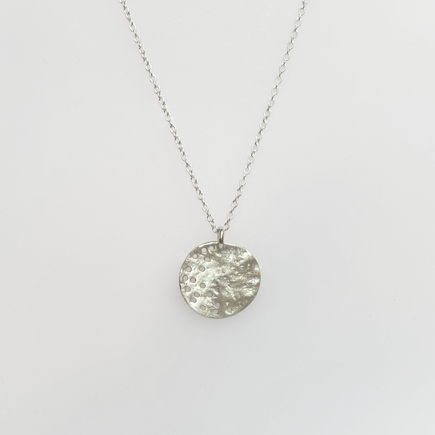 Sterling Silver Eclipse Necklace